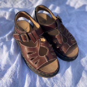 NEW Dr Martens Castillo Fisherman Sandals in Dark Brown Grizzly